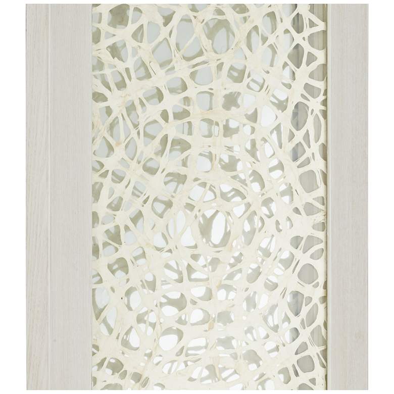 Image 7 Pini Woven Ivory 47" High Mirrored Wall Art Set of 3 more views