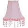 Pink Beaded Floral Bell Shade 3x5x4.45 (Clip-On)