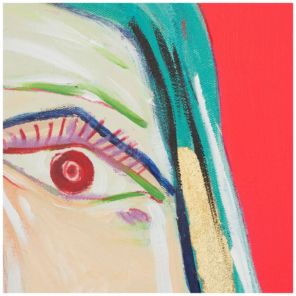 Pink Canvas Eclectic Framed Wall Art, S/2 17"W, 21"H