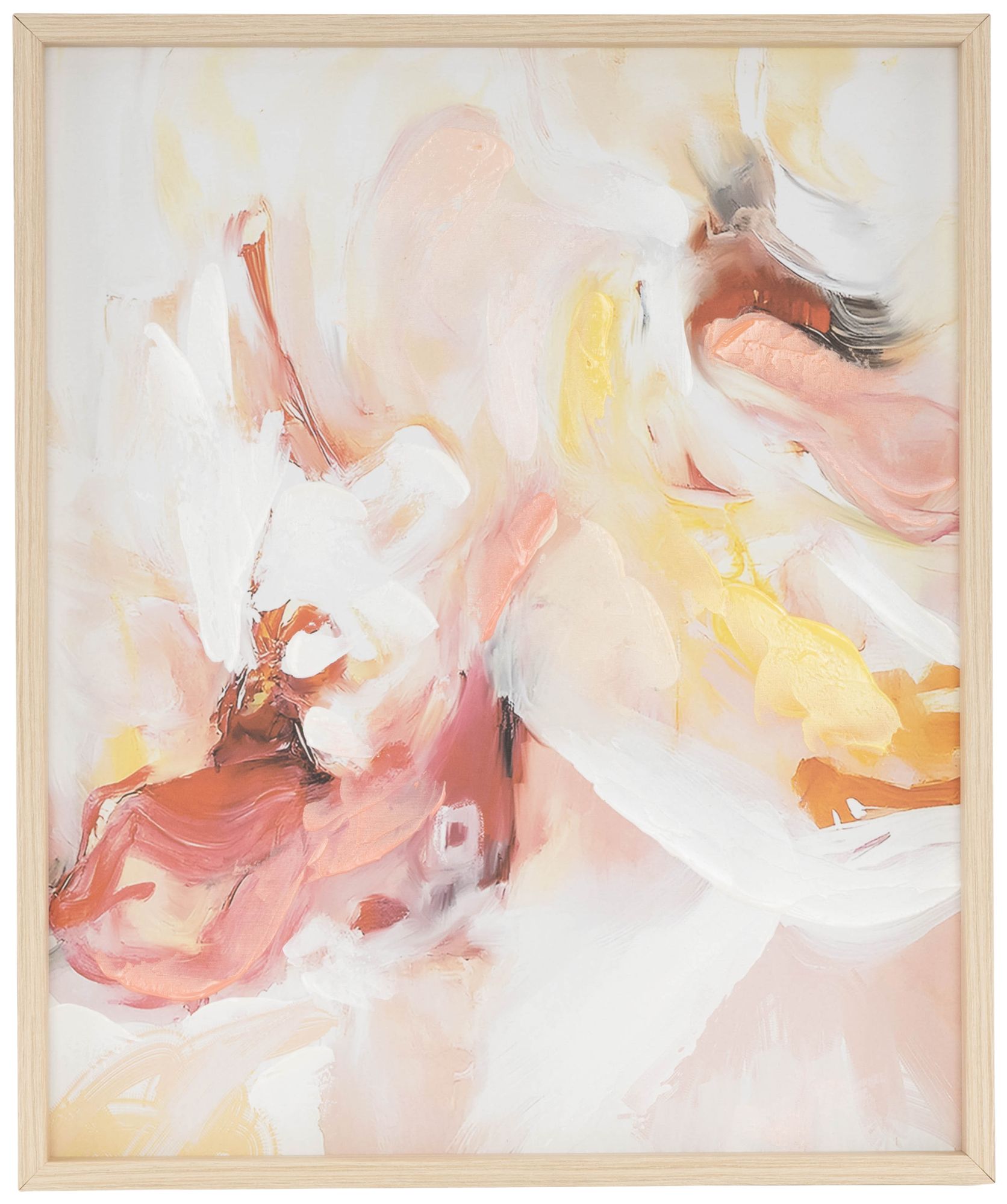 Image 2 Pink Canvas Modern Framed Wall Art, 24" x 1" x 20"