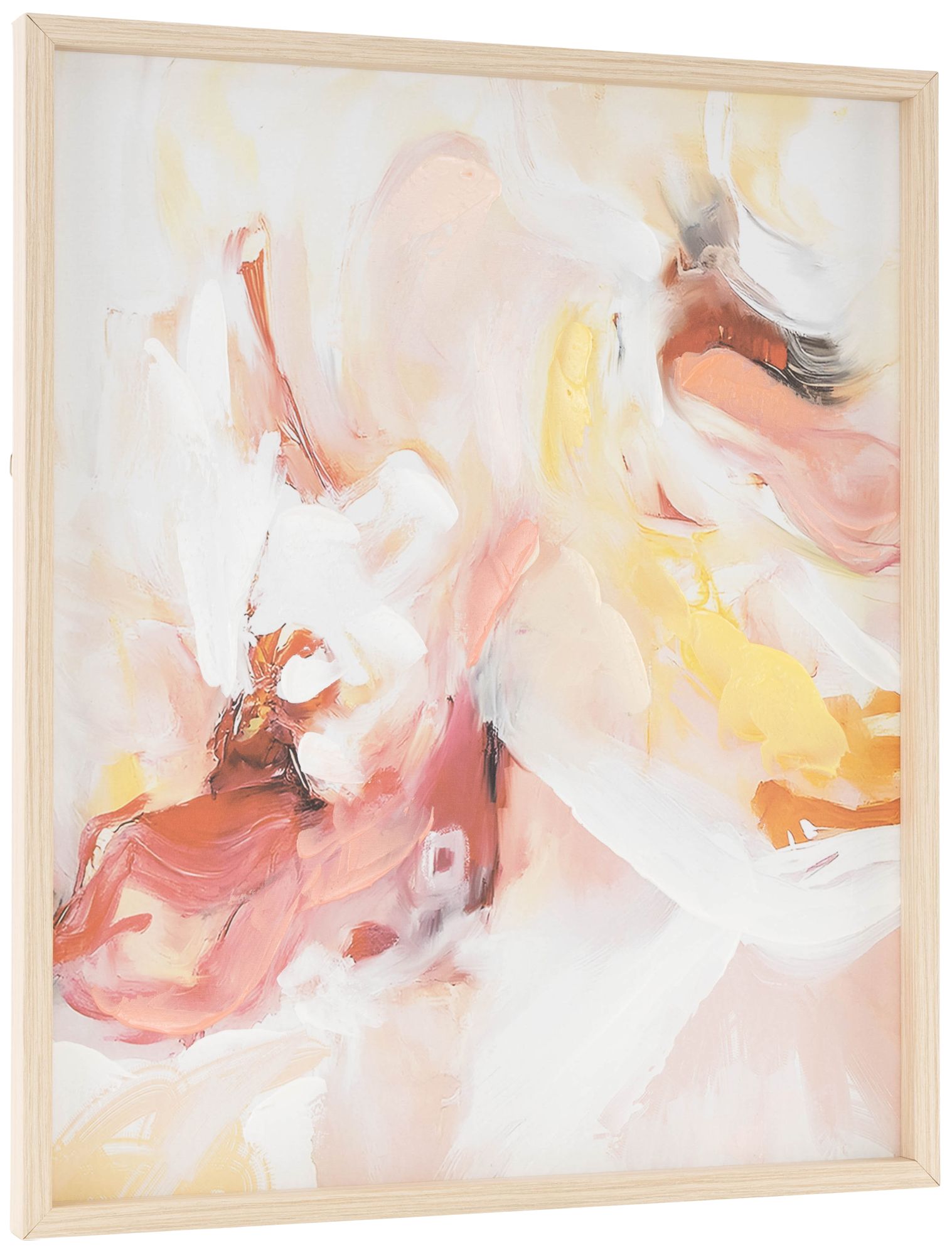 Image 6 Pink Canvas Modern Framed Wall Art, 24" x 1" x 20" more views