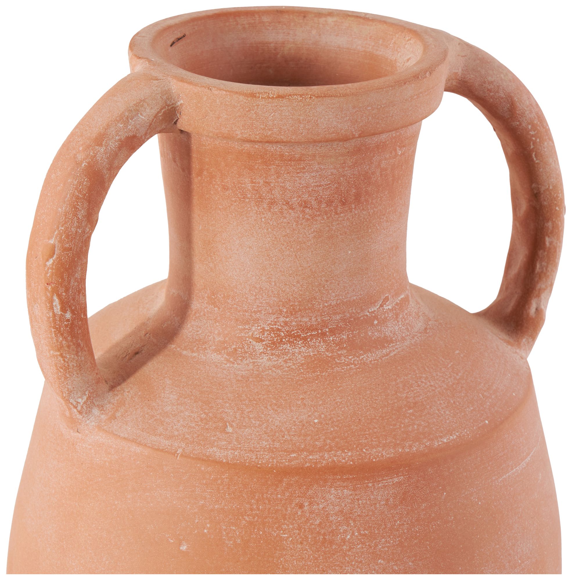 Image 4 Pink Ceramic Traditional Vase, 9" x 9" x 16" more views