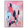 Pink Contemporary I 37 3/4" High Framed Canvas Wall Art