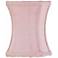 Pink Hourglass Silk Shade 3.25x3.25x5 (Clip-On)
