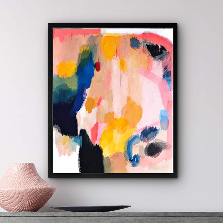 Image 1 Pink Lemonade I 25 3/4" High Framed Canvas Wall Art