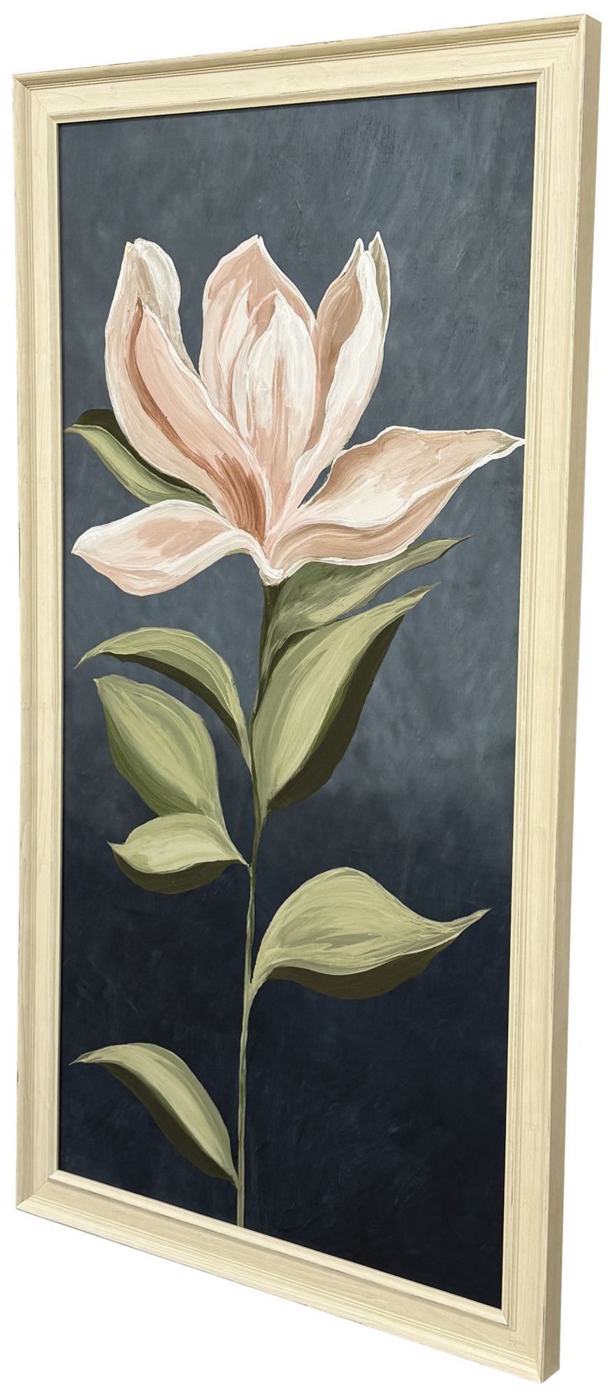 Image 2 Pink Magnolia Flora I 28"W x 52"H Transitional Framed Art more views