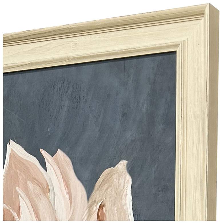 Image 3 Pink Magnolia Flora II 28"W x 52"H Transitional Framed Art more views