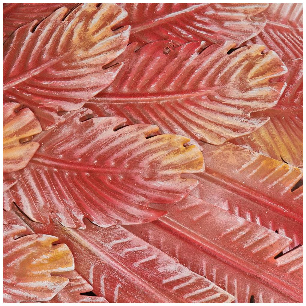 Pink Metal Coastal Garden Sculpture, S/2 51", 54"H