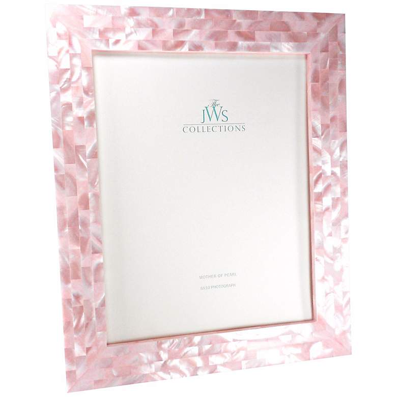 Image 1 Pink Mother of Pearl 8x10 Photo Picture Frame