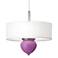 Pink Orchid Cleo 16" Wide Pendant Chandelier