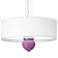 Pink Orchid Cleo 24" Wide Pendant Chandelier