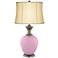 Pink Pansy Alison Table Lamp