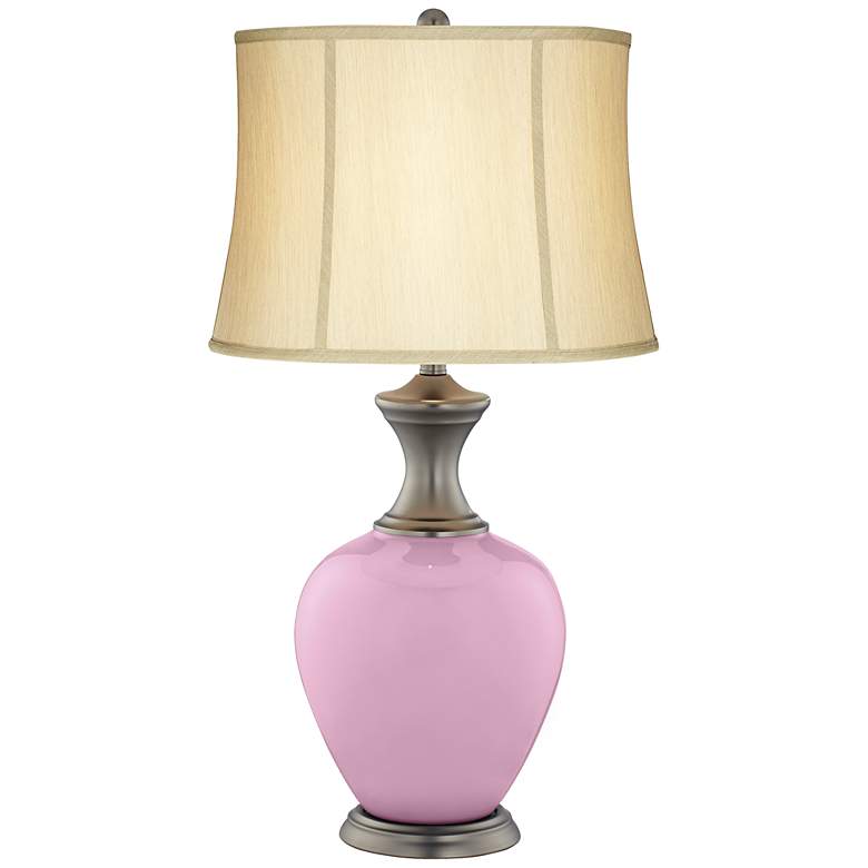 Image 1 Pink Pansy Alison Table Lamp