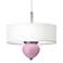 Pink Pansy Cleo 16" Wide Pendant Chandelier
