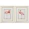 Pink Showoff 10"W x 12"H Framed Art Set of 2