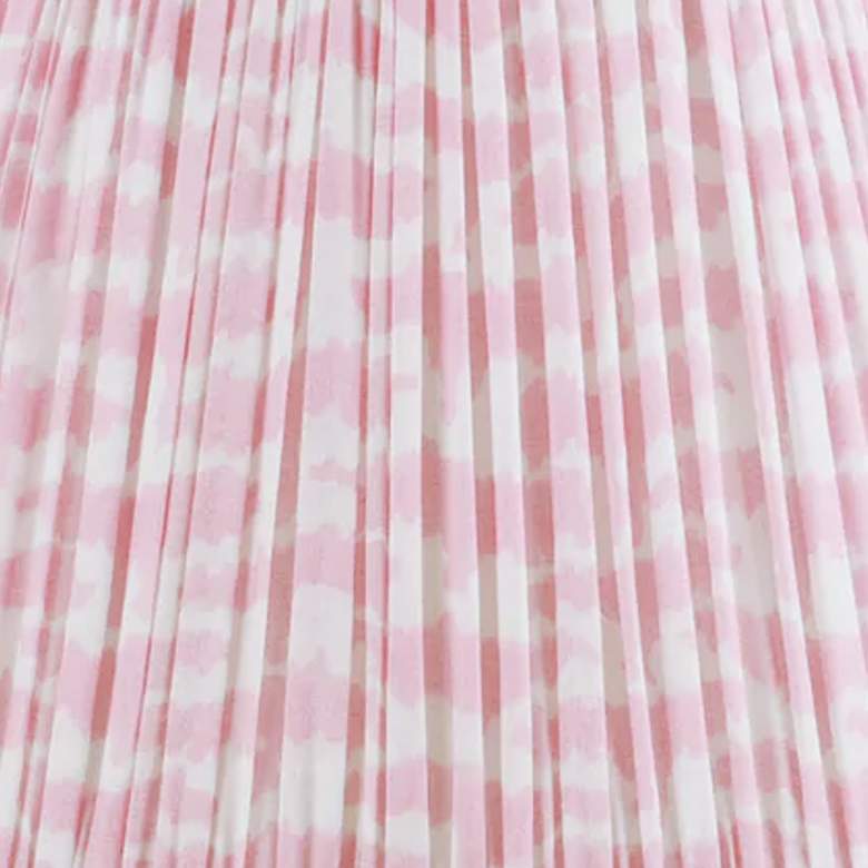 Image 2 Pink Sierra Print Empire Lamp Shade 11x16x10 (Spider) more views