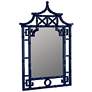4_Pinlo Cobalt Blue 28" x 42" Pagoda Wall Mirror more views