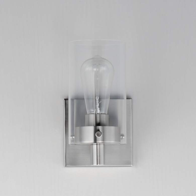 Image 3 Pinn 1-Light Sconce - Satin Nickel more views