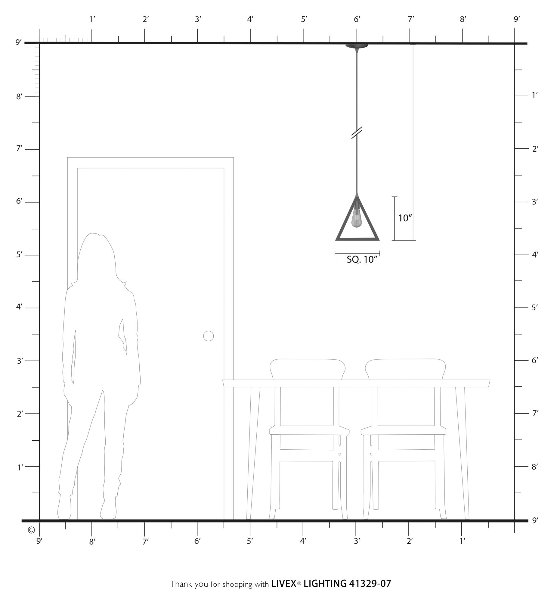 Pinnacle 1 Light Bronze with Antique Brass Accents Pendant