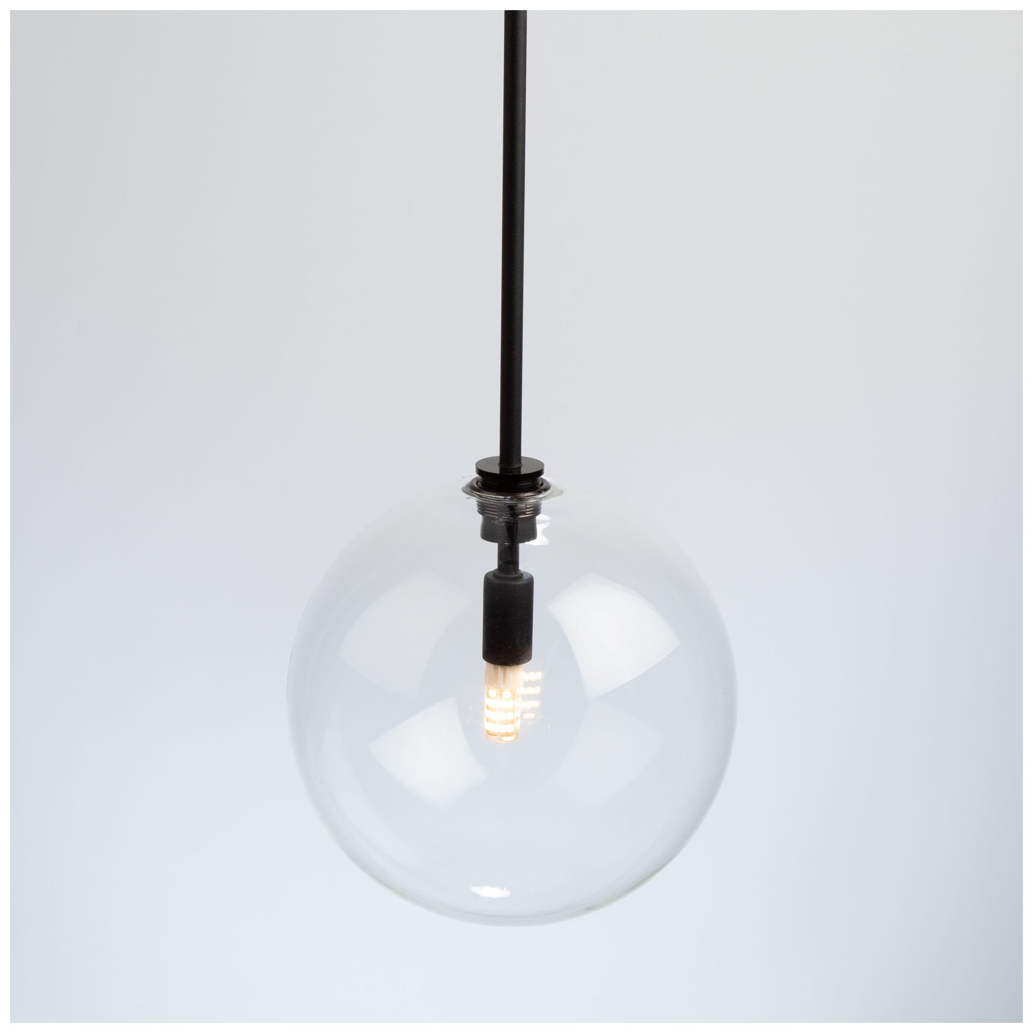 Image 6 Pinpoint 1 Light Pendant Black more views