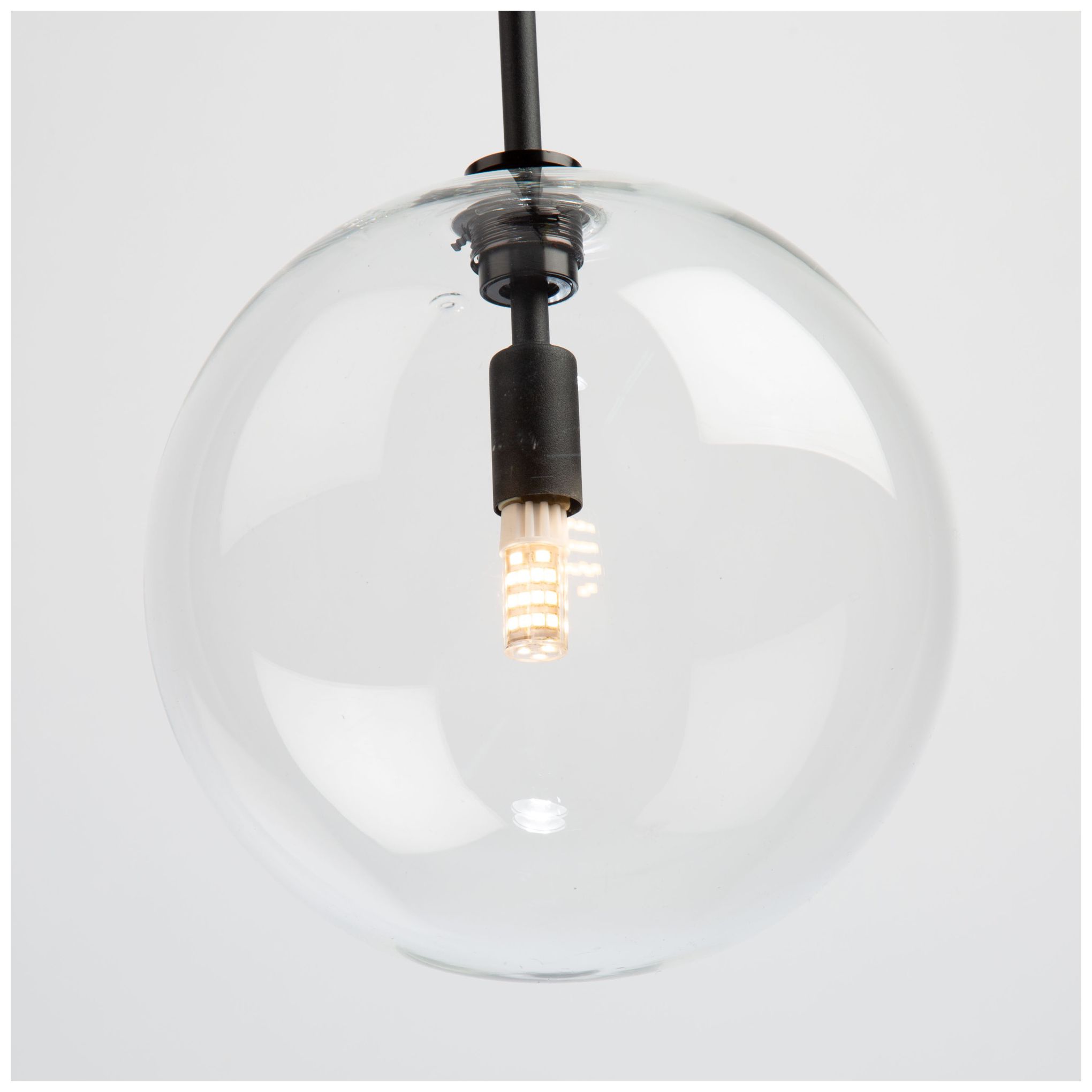 Image 7 Pinpoint 1 Light Pendant Black more views