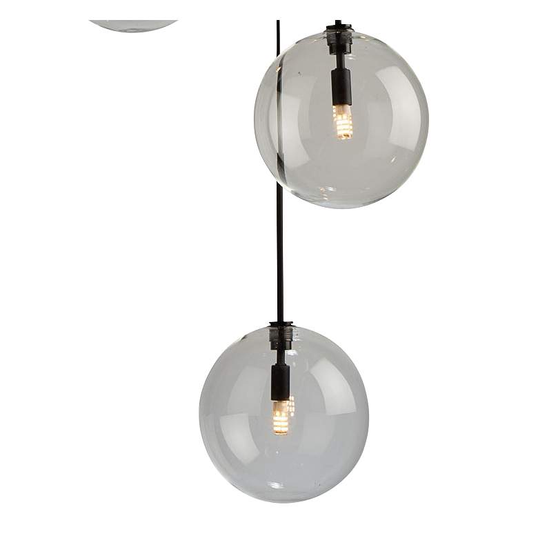 Image 2 Pinpoint 5 Light Pendant Black more views