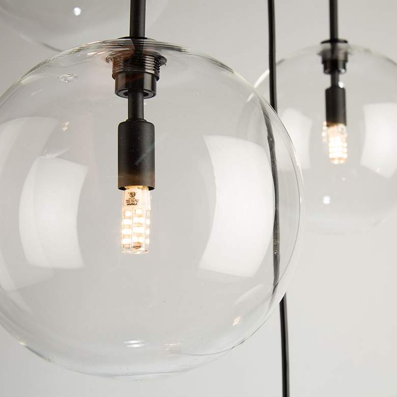 Image 3 Pinpoint 5 Light Pendant Black more views