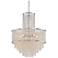 Pioggia Chrome 23 1/2" Wide Crystal Chandelier by Inspire Me Home