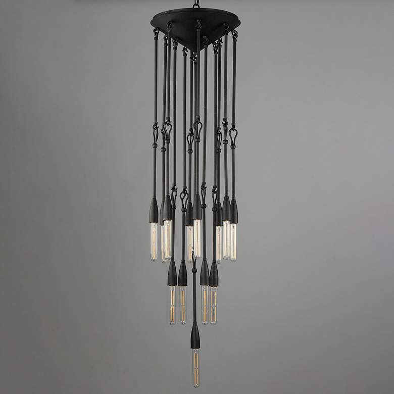 Image 2 Pioneer 13-Light Pendant Anthracite more views