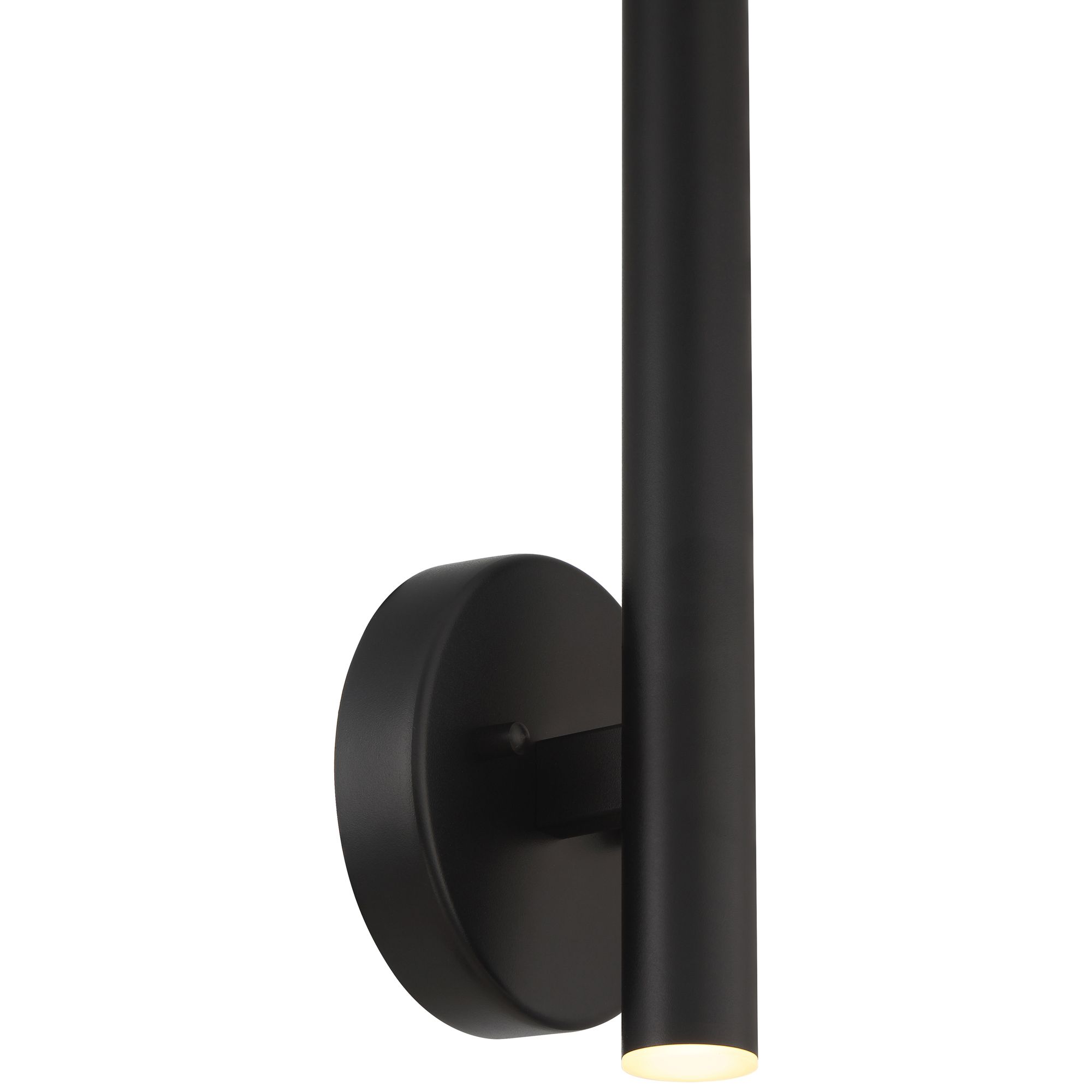 Image 6 Pipeline 13.75" High Matte Black  LED Wall Sconce with Acrylic Lens more views