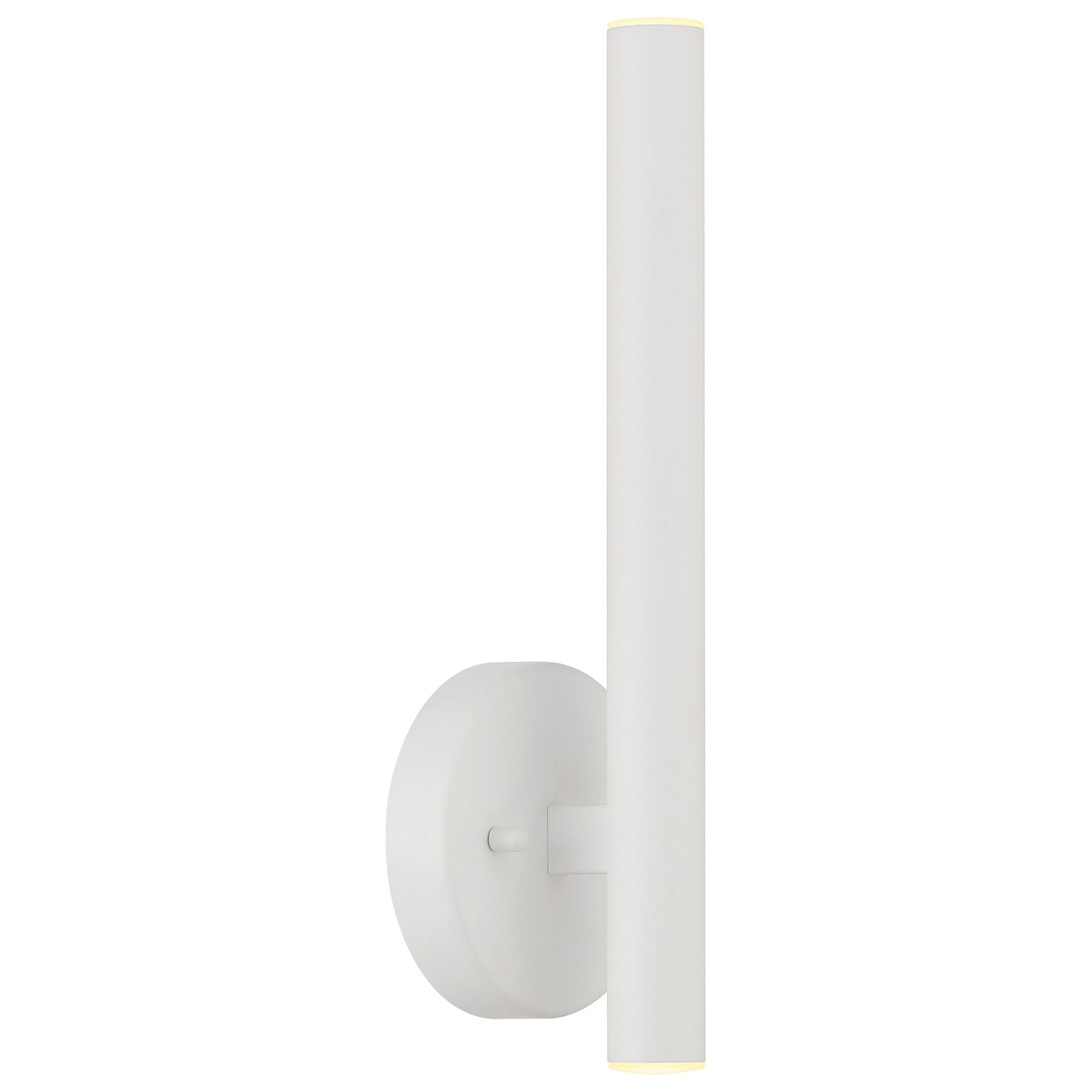 Image 3 Pipeline 13.75" High Matte White  LED Wall Sconce with Acrylic Lens more views