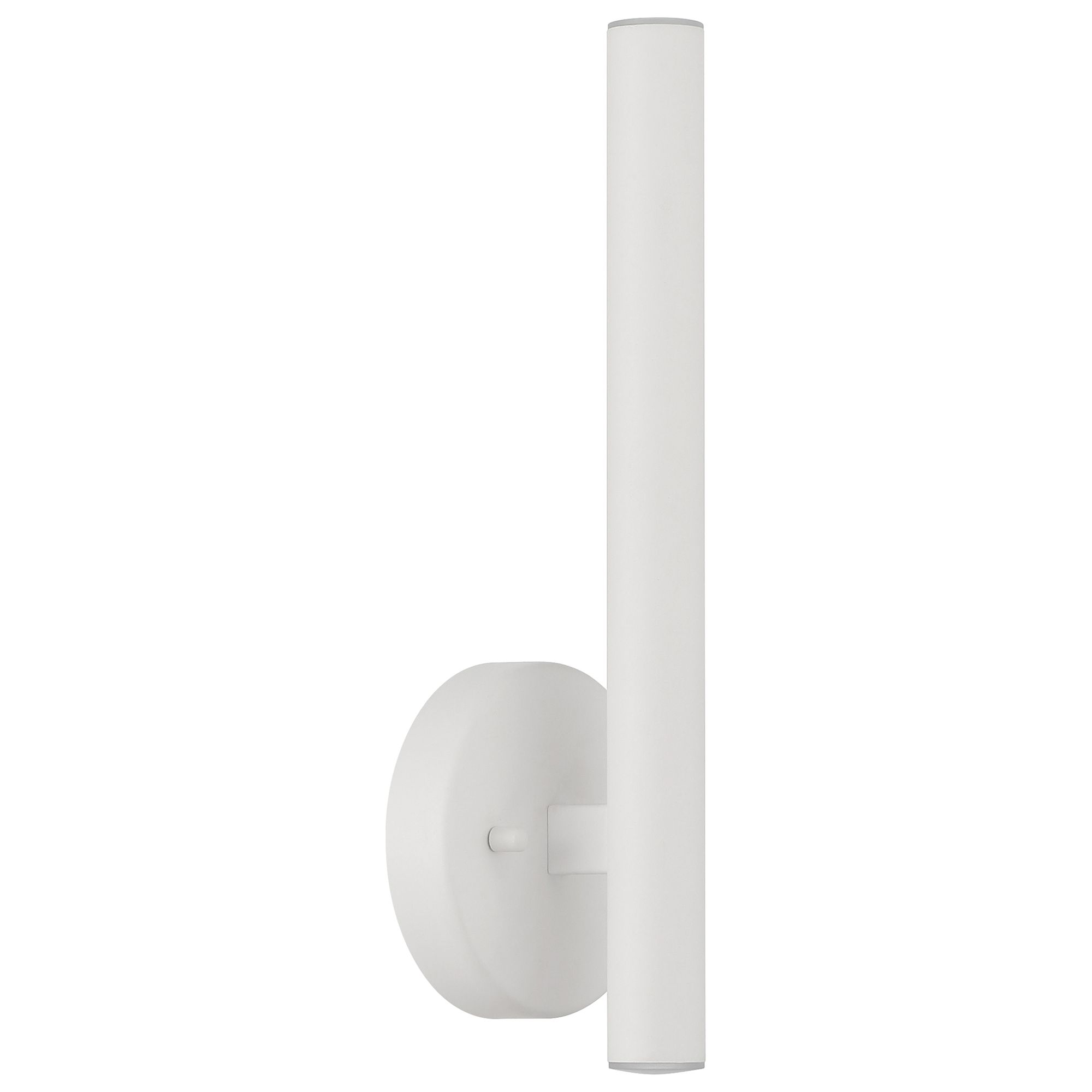 Image 4 Pipeline 13.75" High Matte White  LED Wall Sconce with Acrylic Lens more views