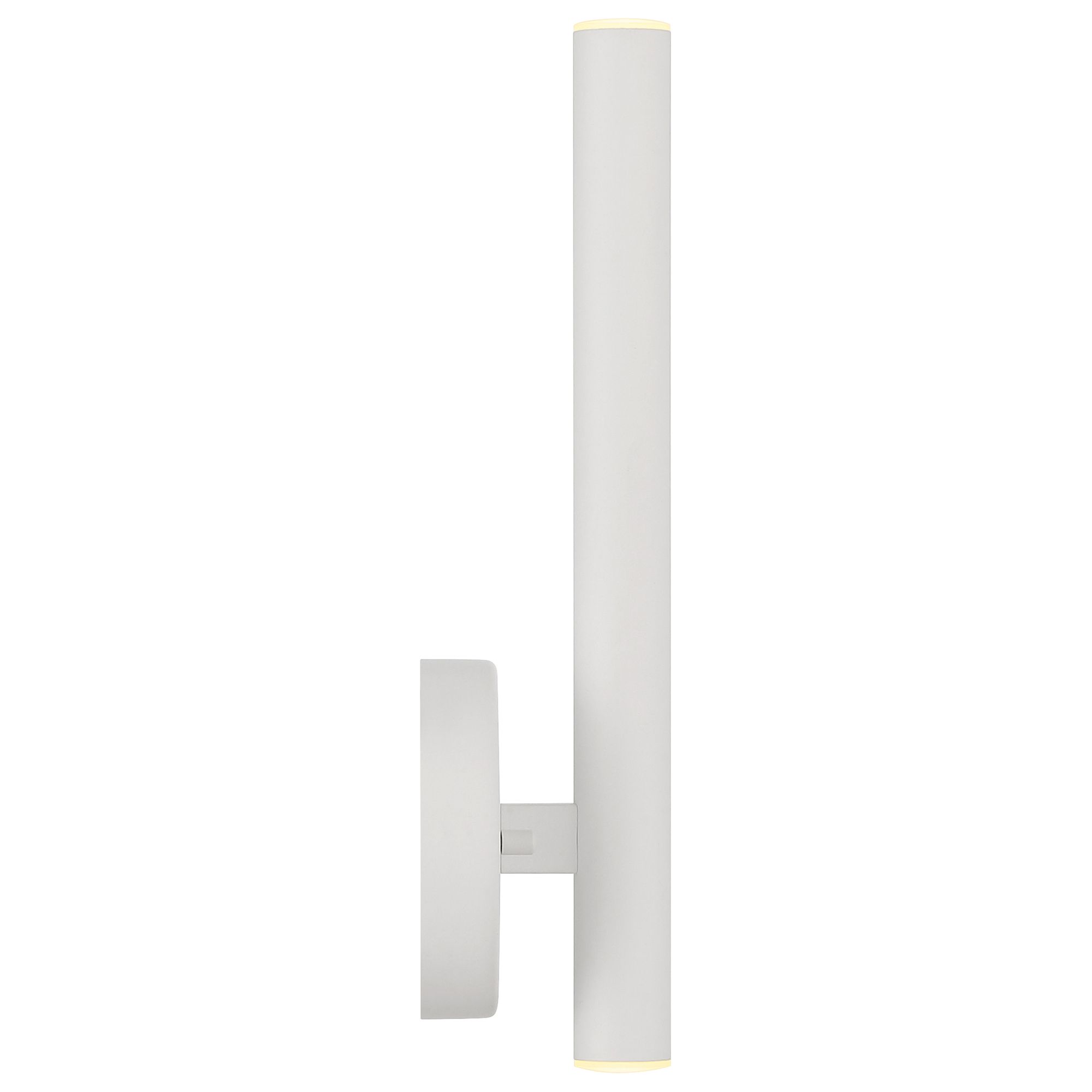Image 7 Pipeline 13.75" High Matte White  LED Wall Sconce with Acrylic Lens more views