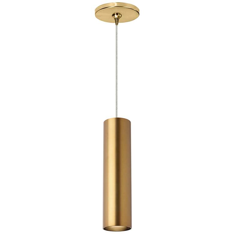 Image 1 Piper 2 1/2 inch Wide Aged Brass LED Freejack Mini Pendant Light