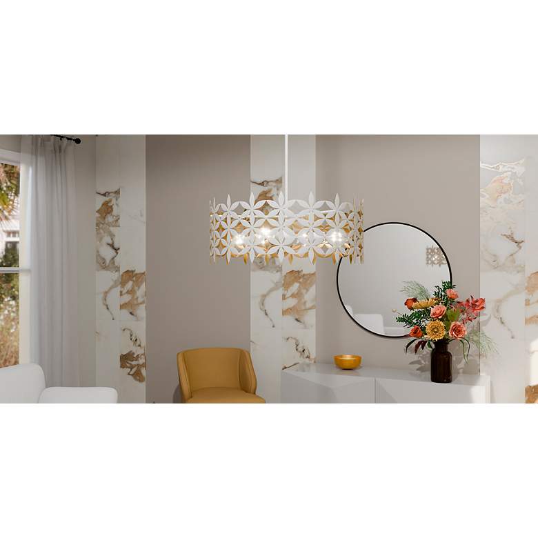 Image 7 Piper 24 1/4"W Matte White Art Shade Pendant Light more views