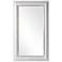 Piper White and Gold 41 3/4" x 71 3/4" Oversized Wall Mirror