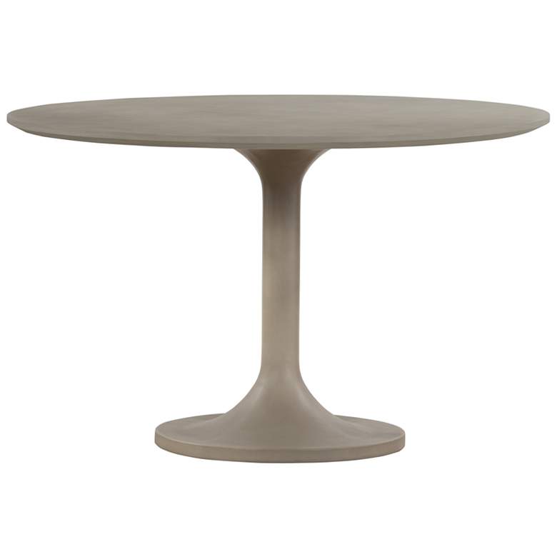 Image 1 Pippa 47 in. Round Dining Table in Concrete and Metal Tulip