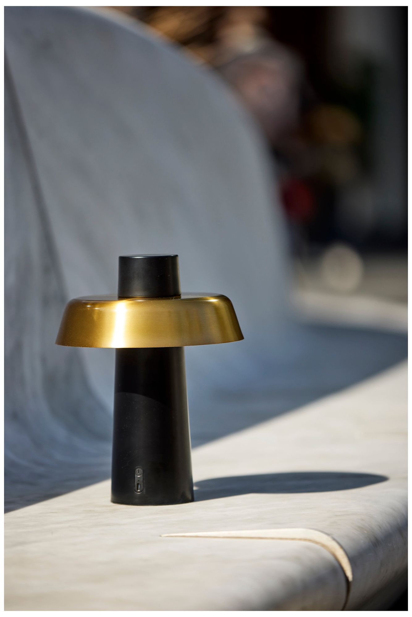Image 2 Pirlo LED Cordless Table Lamp- Black more views