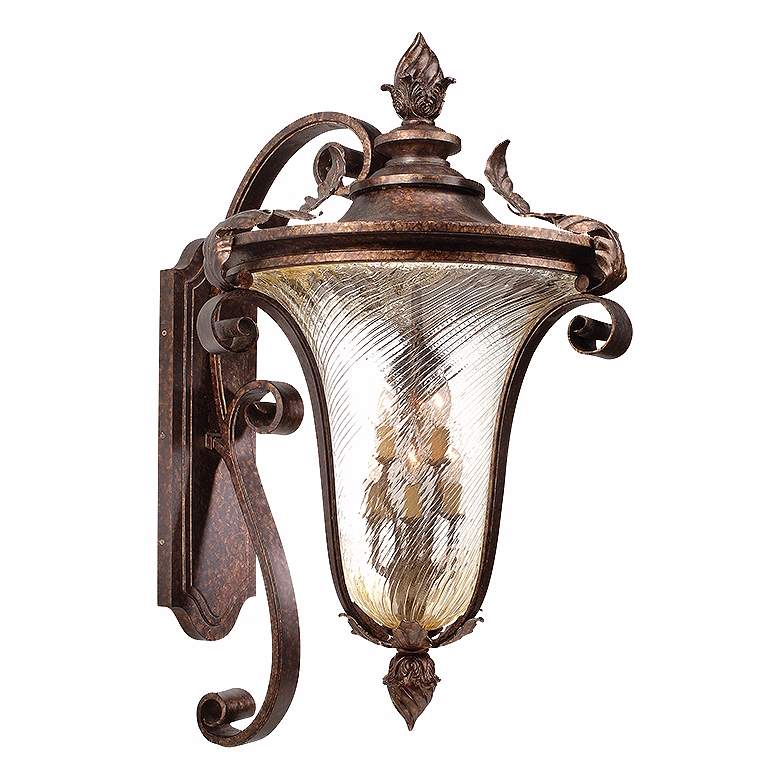 Image 1 Pirouette Collection 38 1/2 inch High Outdoor Wall Light Fixture