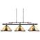 Pirro 56" Wide Bronze Ranier Kitchen Island Light Pendant
