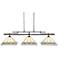 Pirro 56" Wide Mission Square Kitchen Island Light Pendant
