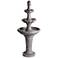 Pisa 57 1/2" High Fountain Faux Stone 3-Tier Water Fountain