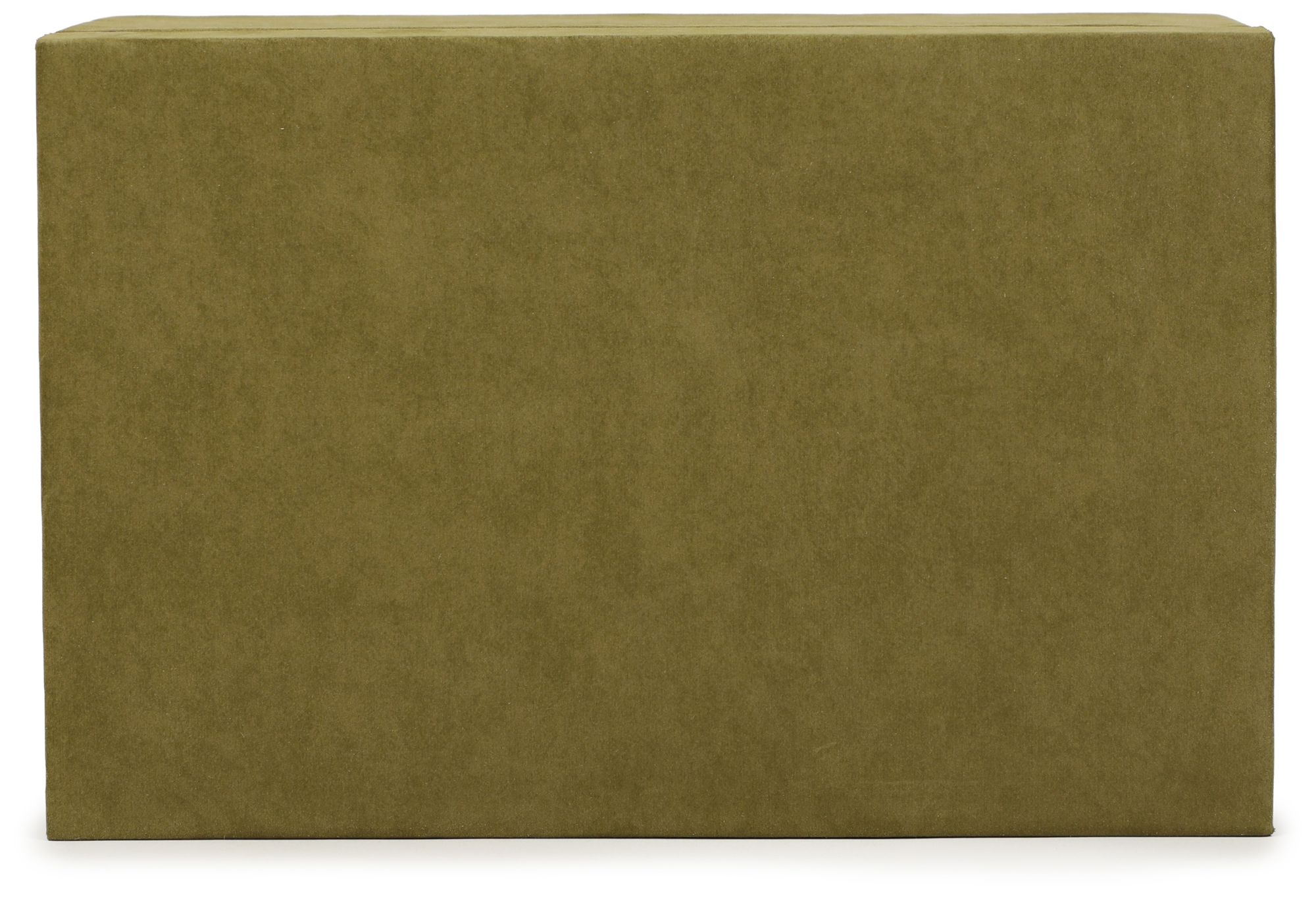 Image 7 Pisa Green Vegan Suede Designer Storage Box more views