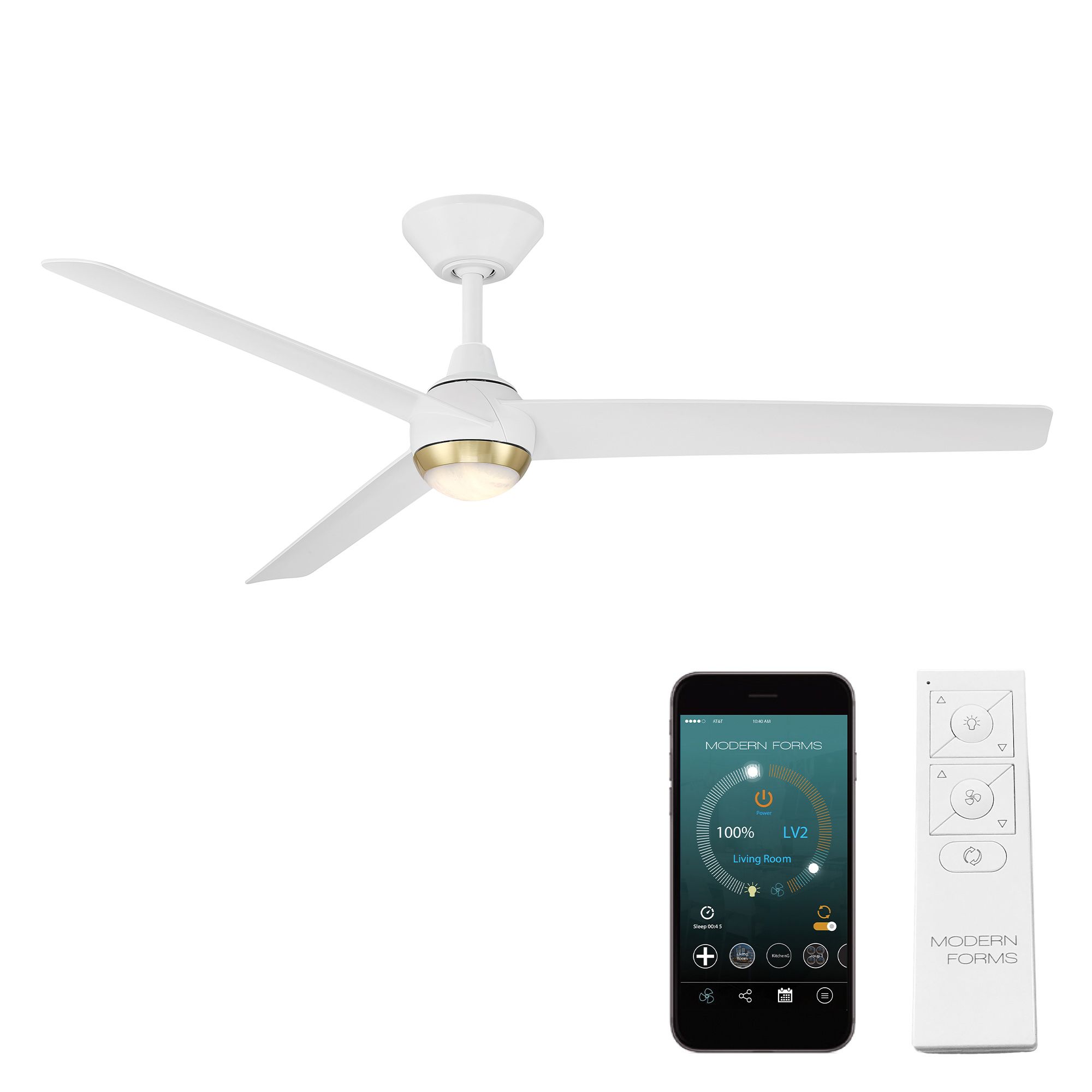 Pisces 3-Blade Smart Ceiling Fan