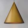 2_Pitch 30" LED Pendant Antique Brass more views