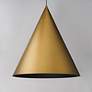 3_Pitch 30" LED Pendant Antique Brass more views