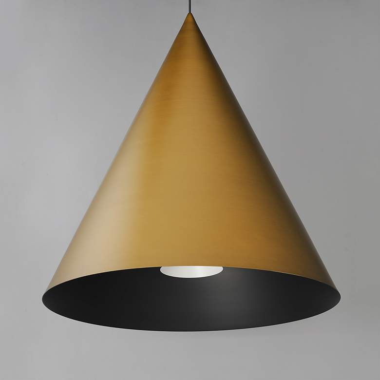 Image 4 Pitch 30" LED Pendant Antique Brass more views