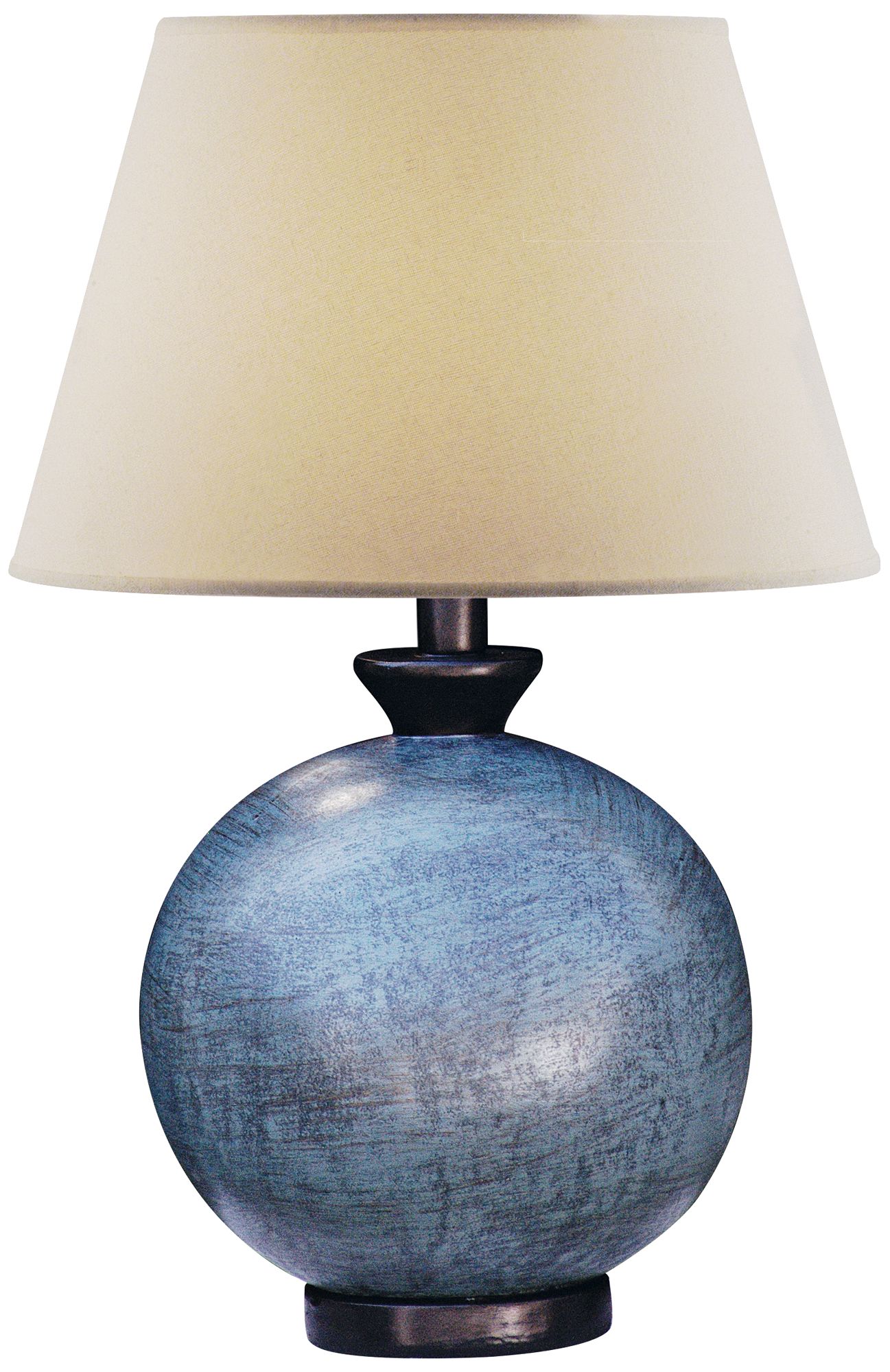 blue round lamp