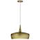 Pixie 16" Wide Painted Aged Brass Pendant