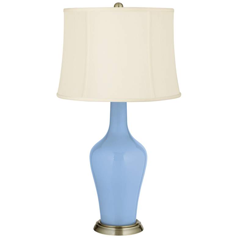 Image 2 Placid Blue Anya Table Lamp with Dimmer